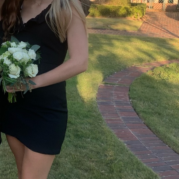 DO + BE black ruffle dress - Picture 4 of 4